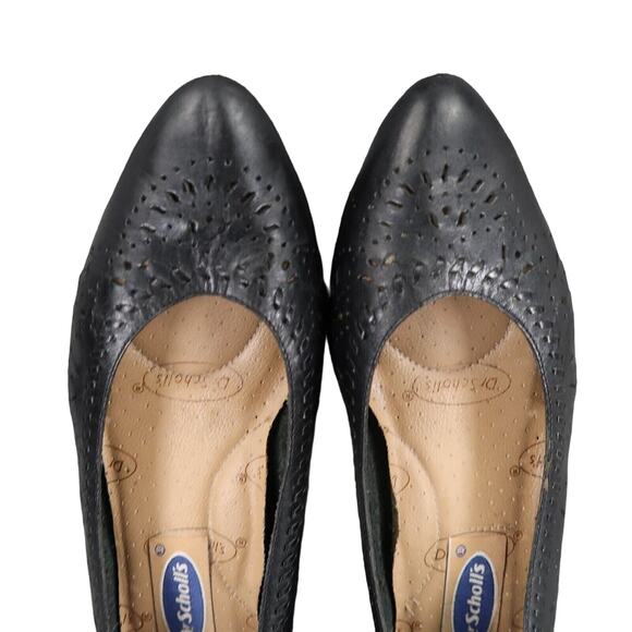 Dr Scholls Shoes Womens 7.5 Loafer Pumps Classic Fashion Leather Comfort Black - Picture 9 of 16